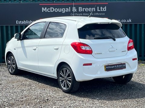 Mitsubishi Mirage Juro White #3