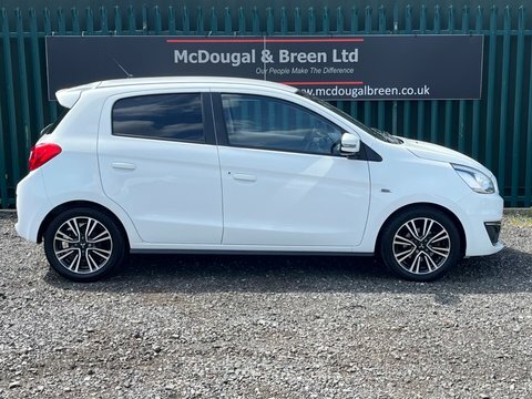 Mitsubishi Mirage Juro White #4