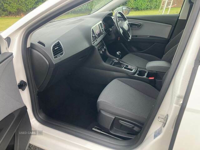 Seat Leon 1.6 Tdi Se Dynamic Ez KP20EKX White #4