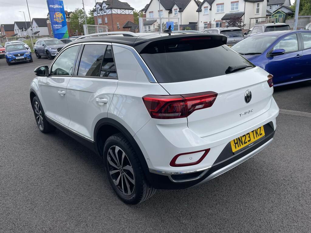 Volkswagen T-Roc 1.5 Tsi Style Dsg HN23TKZ White #4