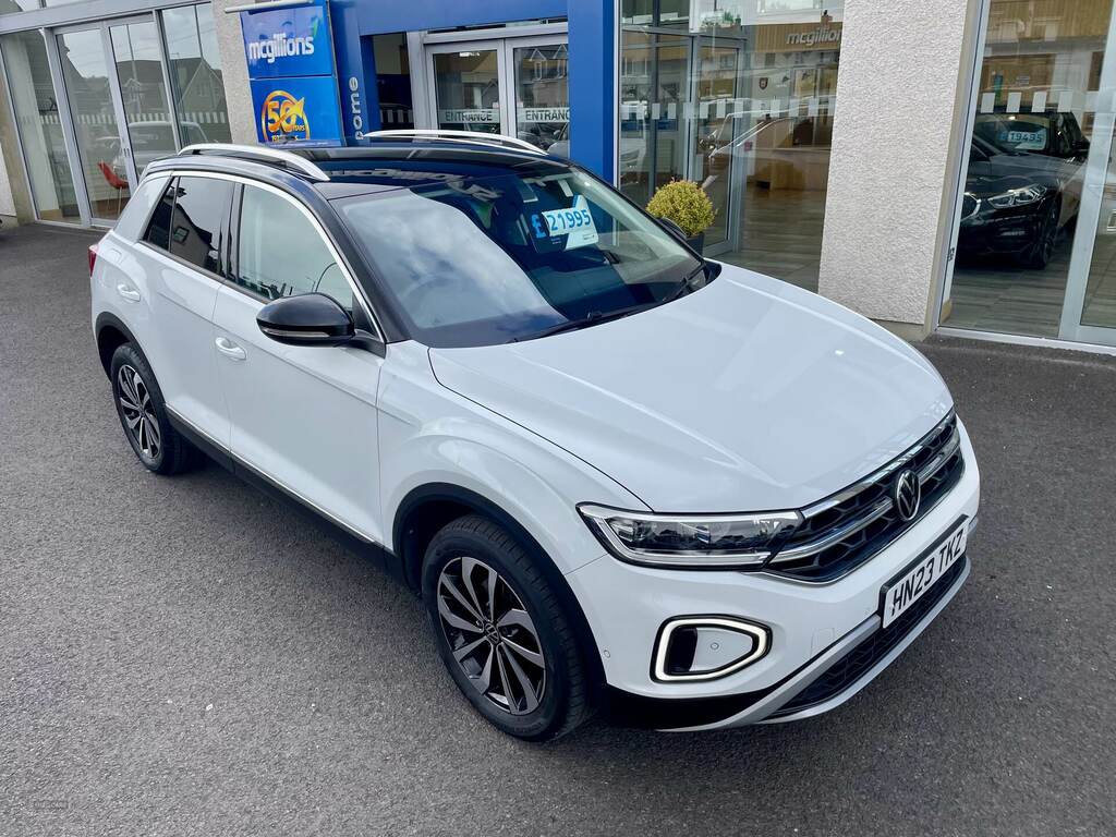 Volkswagen T-Roc 1.5 Tsi Style Dsg HN23TKZ White #2