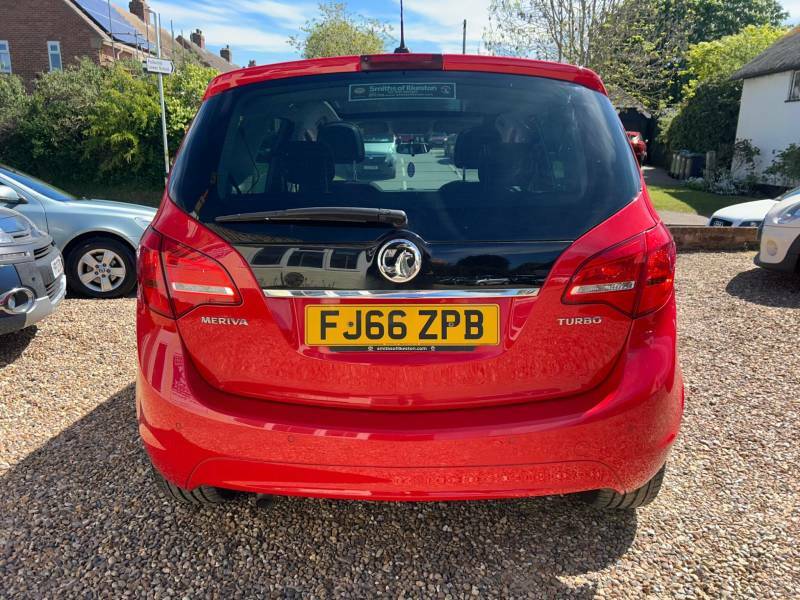 Vauxhall Meriva 1.4I Turbo Se Euro 6 - 2016 66 FJ66ZPB Red #4