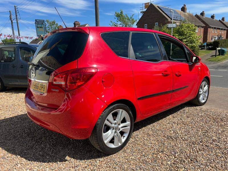 Vauxhall Meriva 1.4I Turbo Se Euro 6 - 2016 66 FJ66ZPB Red #3