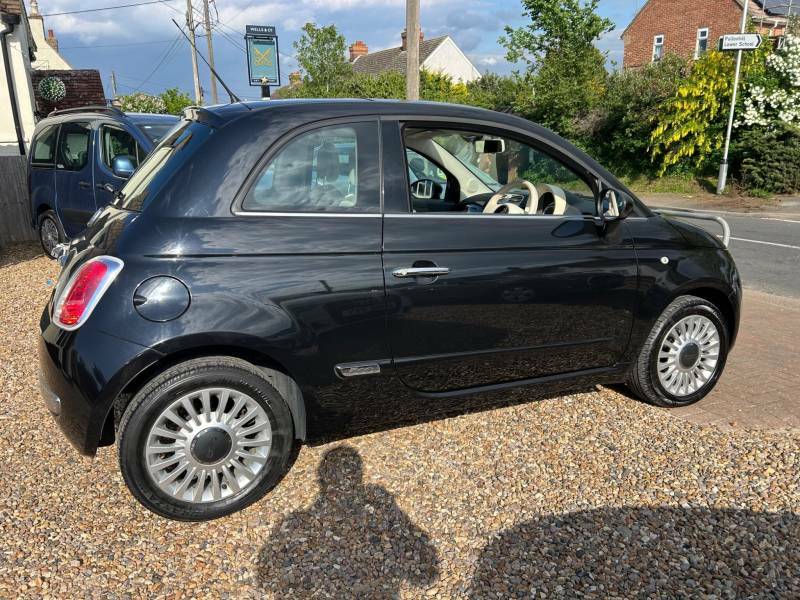 Fiat 500 1.2 Lounge Hatchback Euro 5 Ss Black #2