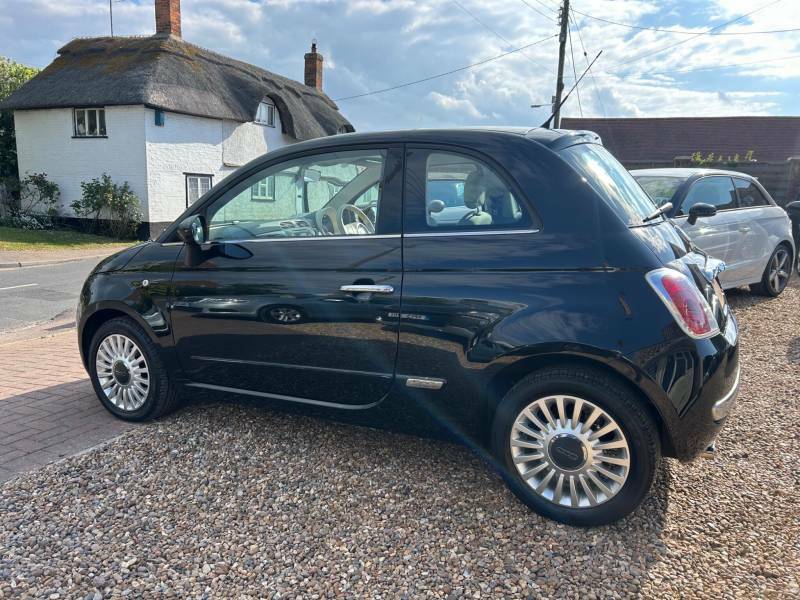 Fiat 500 1.2 Lounge Hatchback Euro 5 Ss Black #6