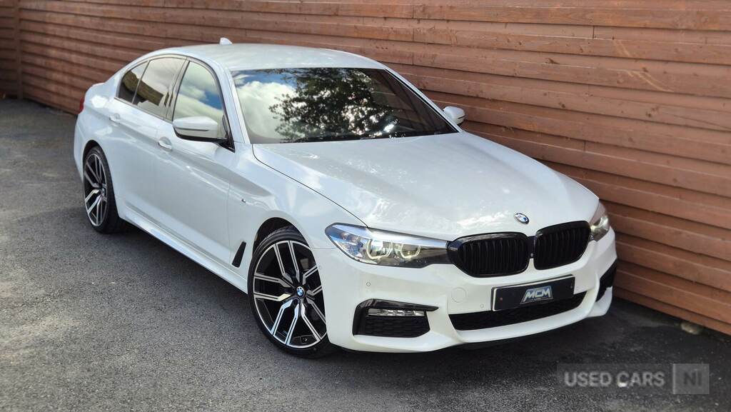 BMW 5 Series 520D Xdrive M Sport VFZ1331 White #4