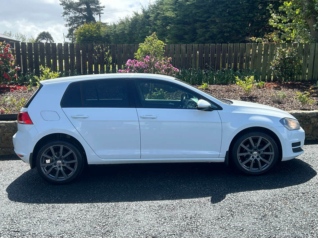 Volkswagen Golf 1.6 Tdi 105 Se MX63YJD White #2