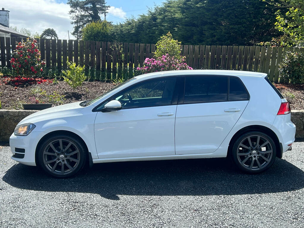 Volkswagen Golf 1.6 Tdi 105 Se MX63YJD White #3