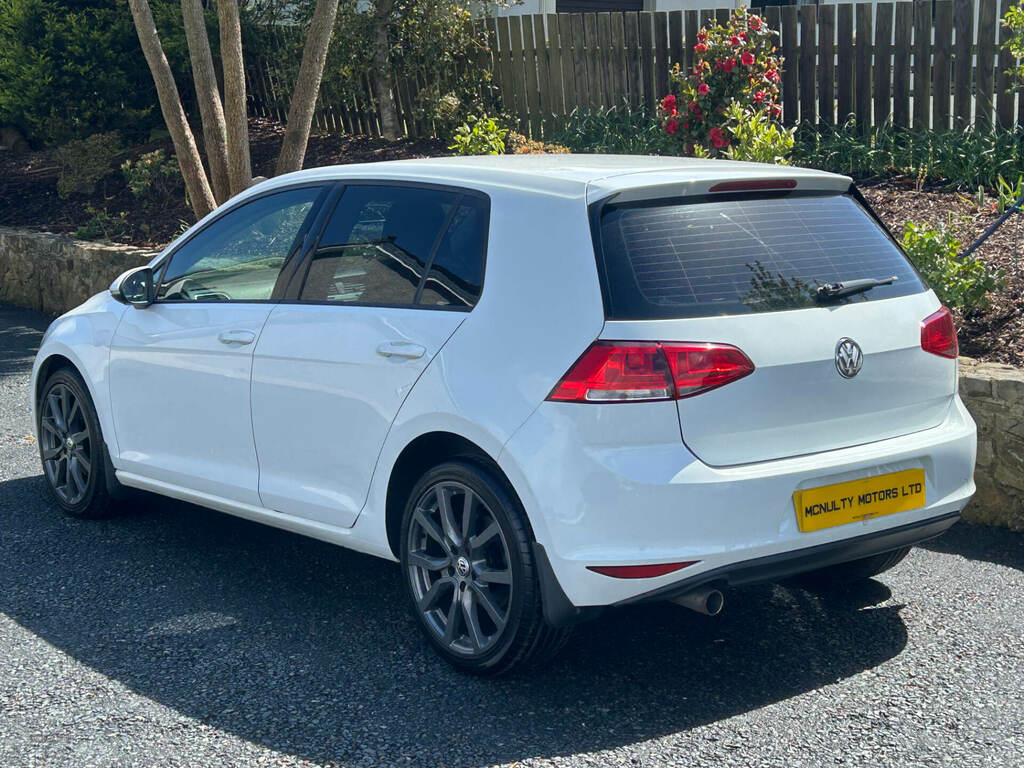 Volkswagen Golf 1.6 Tdi 105 Se MX63YJD White #4
