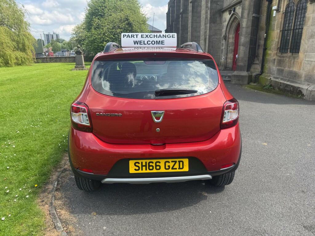 Dacia Sandero Stepway Hatchback 0.9 Tce Ambiance Euro 6 Ss 2016 SH66GZD Red #6