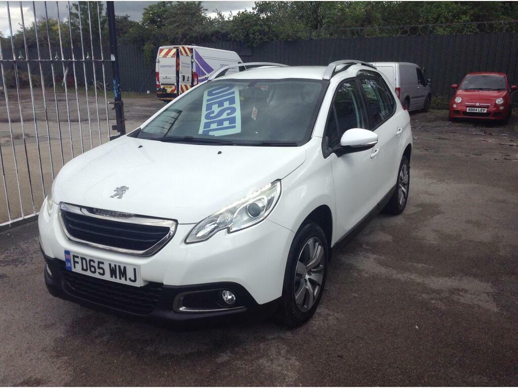 Peugeot 2008 1.6 Bluehdi Active Euro 6 FD65WMJ White #3