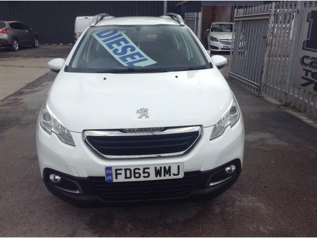 Peugeot 2008 1.6 Bluehdi Active Euro 6 FD65WMJ White #2
