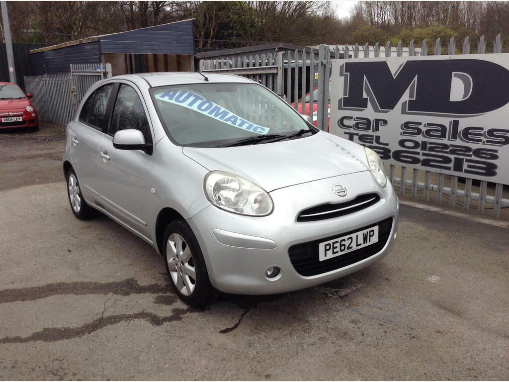 Nissan Micra 1.2 12V Acenta Cvt Euro 5 Silver