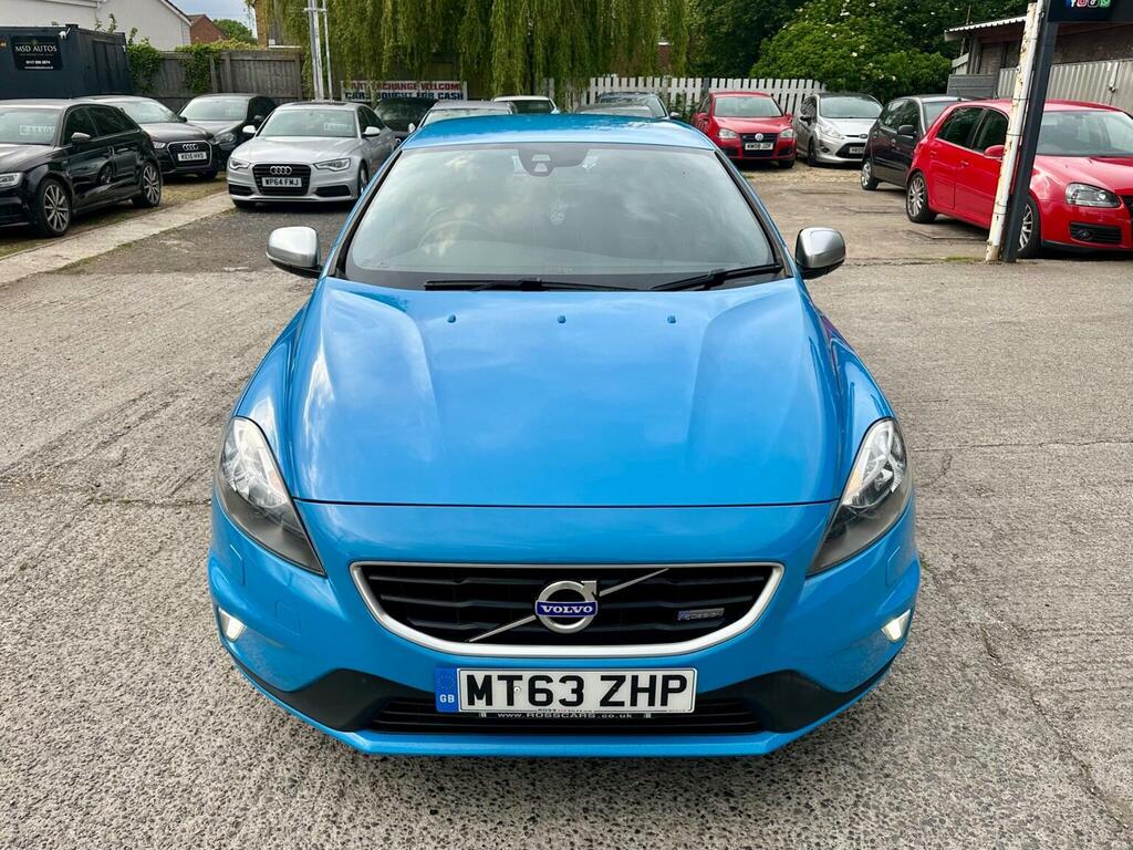 Volvo V40 1.6 D2 R-design Euro 5 Ss 2013 MT63ZHP Blue #4
