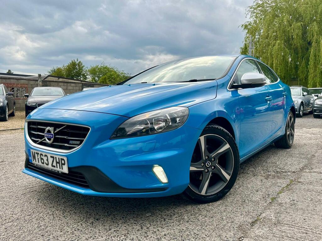 Volvo V40 1.6 D2 R-design Euro 5 Ss 2013 MT63ZHP Blue #5