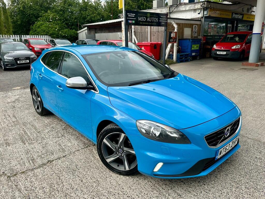 Volvo V40 1.6 D2 R-design Euro 5 Ss 2013 MT63ZHP Blue #2