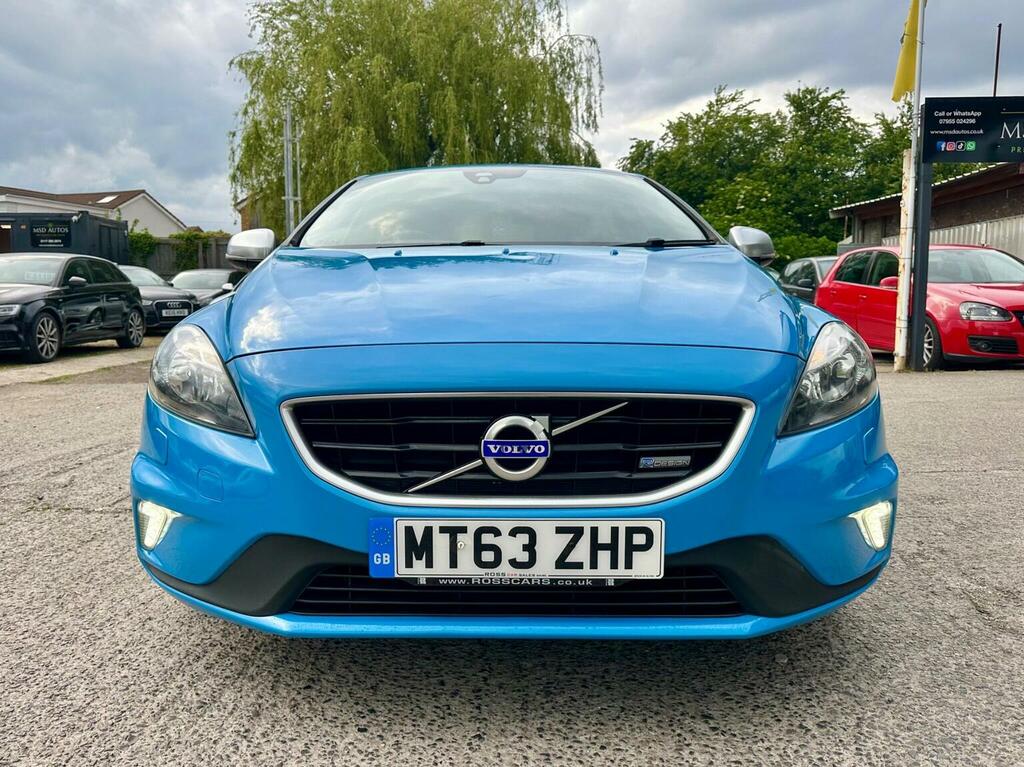 Volvo V40 1.6 D2 R-design Euro 5 Ss 2013 MT63ZHP Blue #3