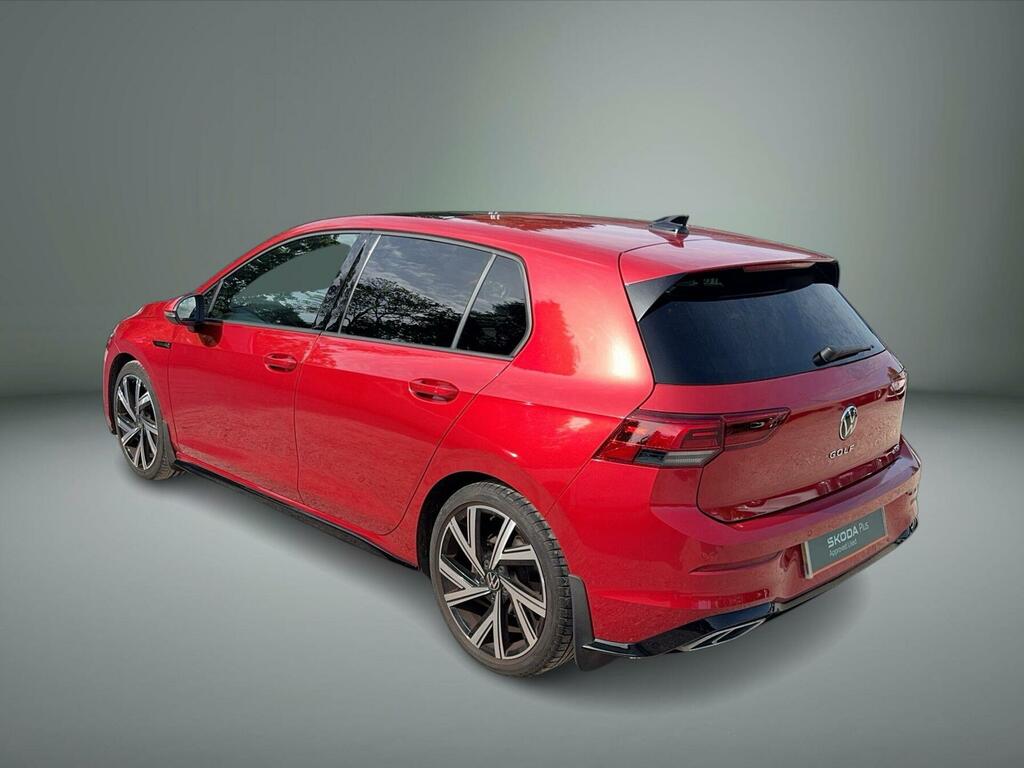 Volkswagen Golf 1.5 Etsi Mhev R-line Hatchback Hybrid D GL23ZBU Red #3