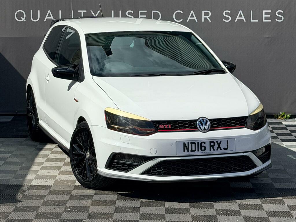 Volkswagen Polo 1.8 Tsi Bluemotion Tech Gti Dsg Euro 6 Ss White