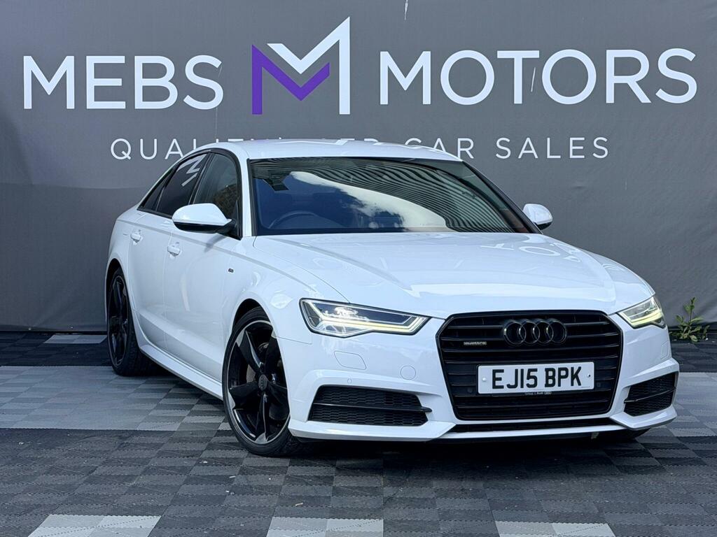 Audi A6 Saloon 3.0 Tdi V6 Black Edition S Tronic Quattro Euro 6 White