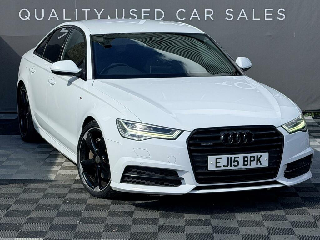 Audi A6 Saloon 3.0 Tdi V6 Black Edition S Tronic Quattro Euro 6 White #2