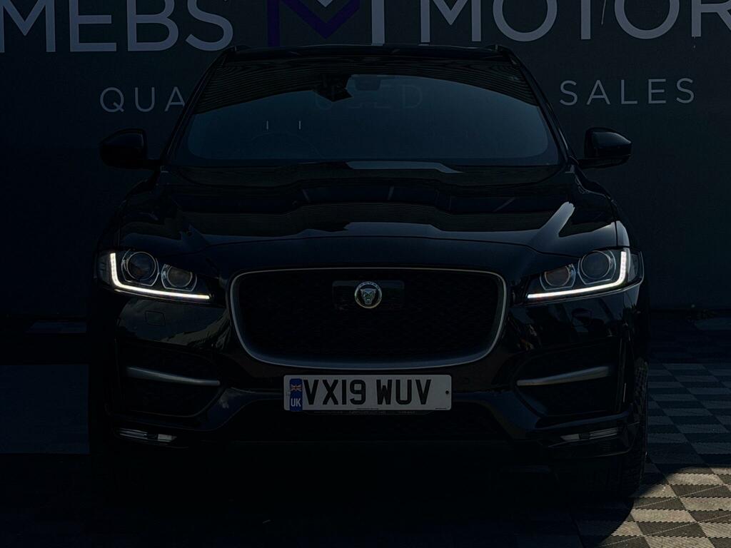 Jaguar F-Pace 2.0 D180 R-sport Awd Euro 6 Ss VX19WUV Black #5