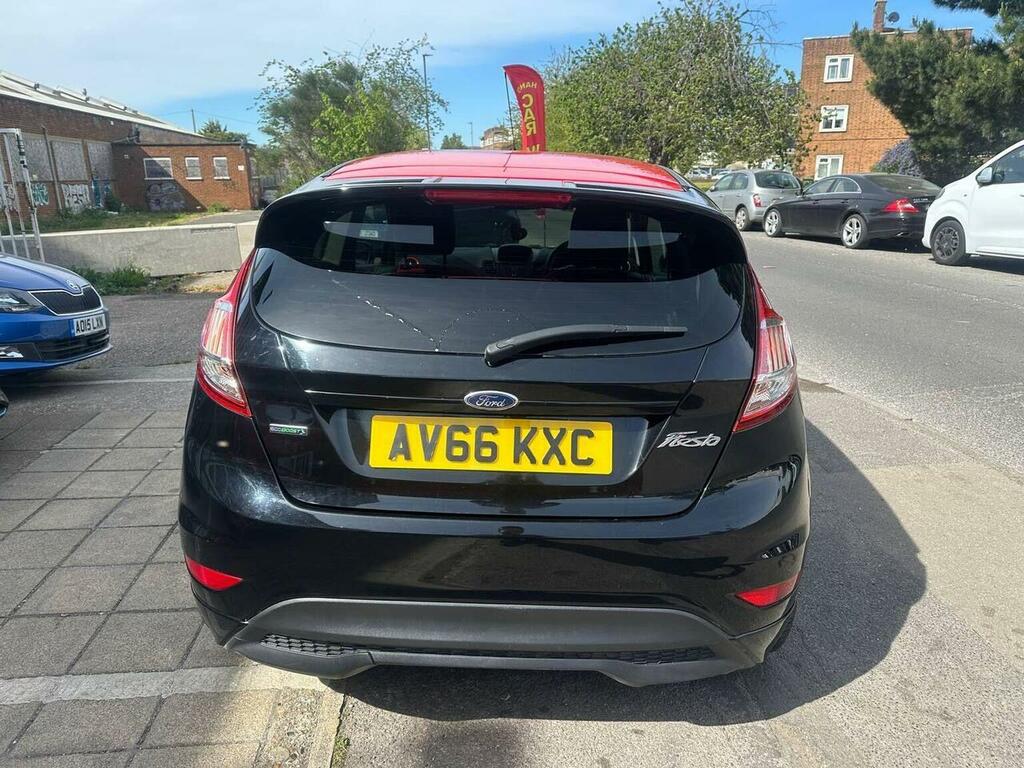 Ford Fiesta Hatchback 1.0T Ecoboost Zetec S Euro 6 Ss AV66KXC Black #5
