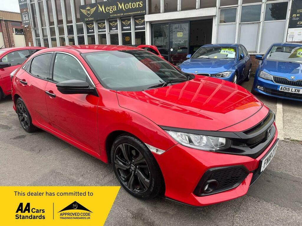 Honda Civic Hatchback 1.0 Vtec Turbo Sr Euro 6 Ss 2018 FN18ZTY Red