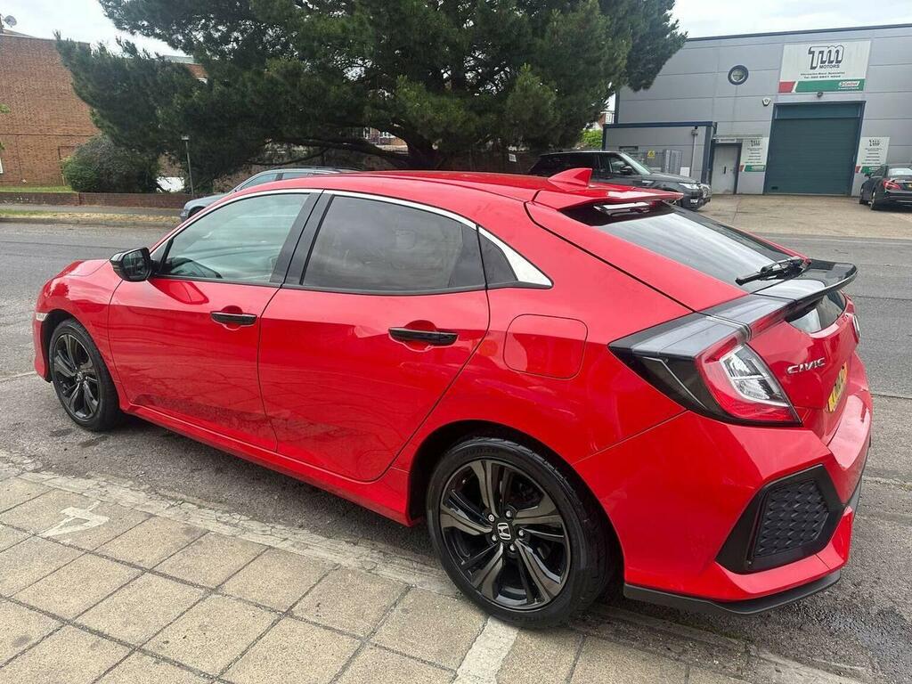 Honda Civic Hatchback 1.0 Vtec Turbo Sr Euro 6 Ss 2018 FN18ZTY Red #6