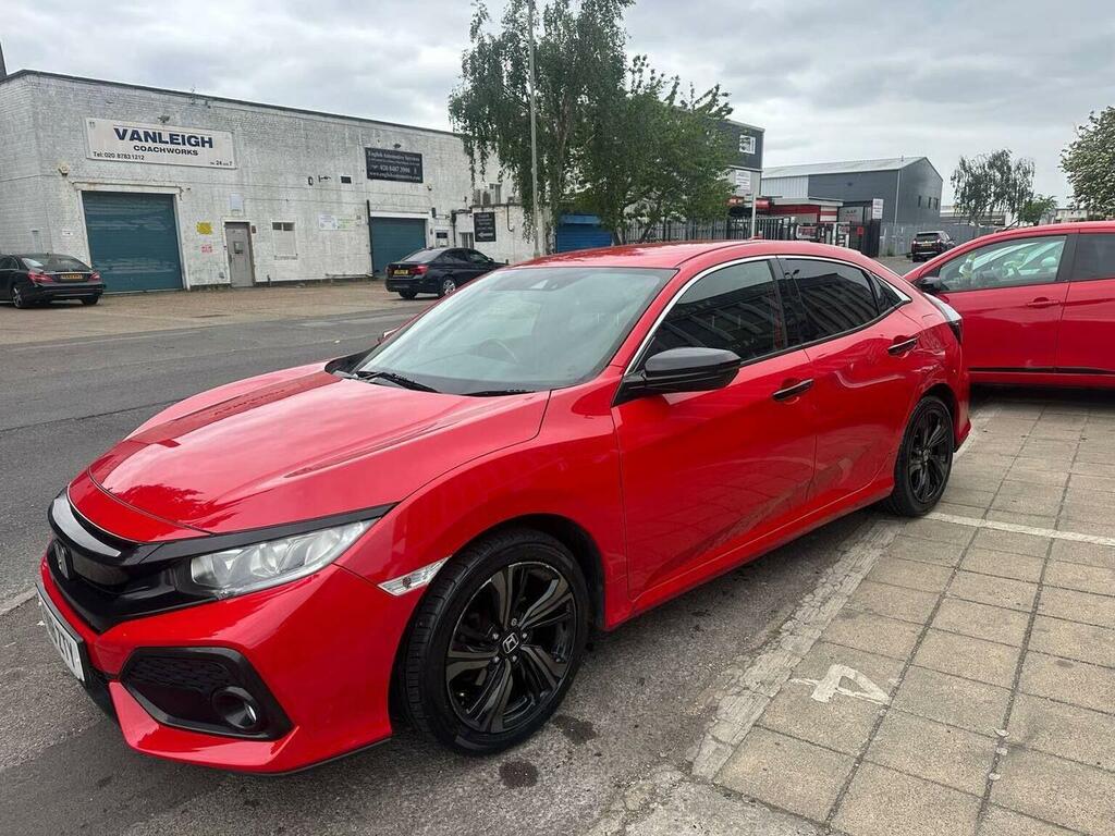 Honda Civic Hatchback 1.0 Vtec Turbo Sr Euro 6 Ss 2018 FN18ZTY Red #4