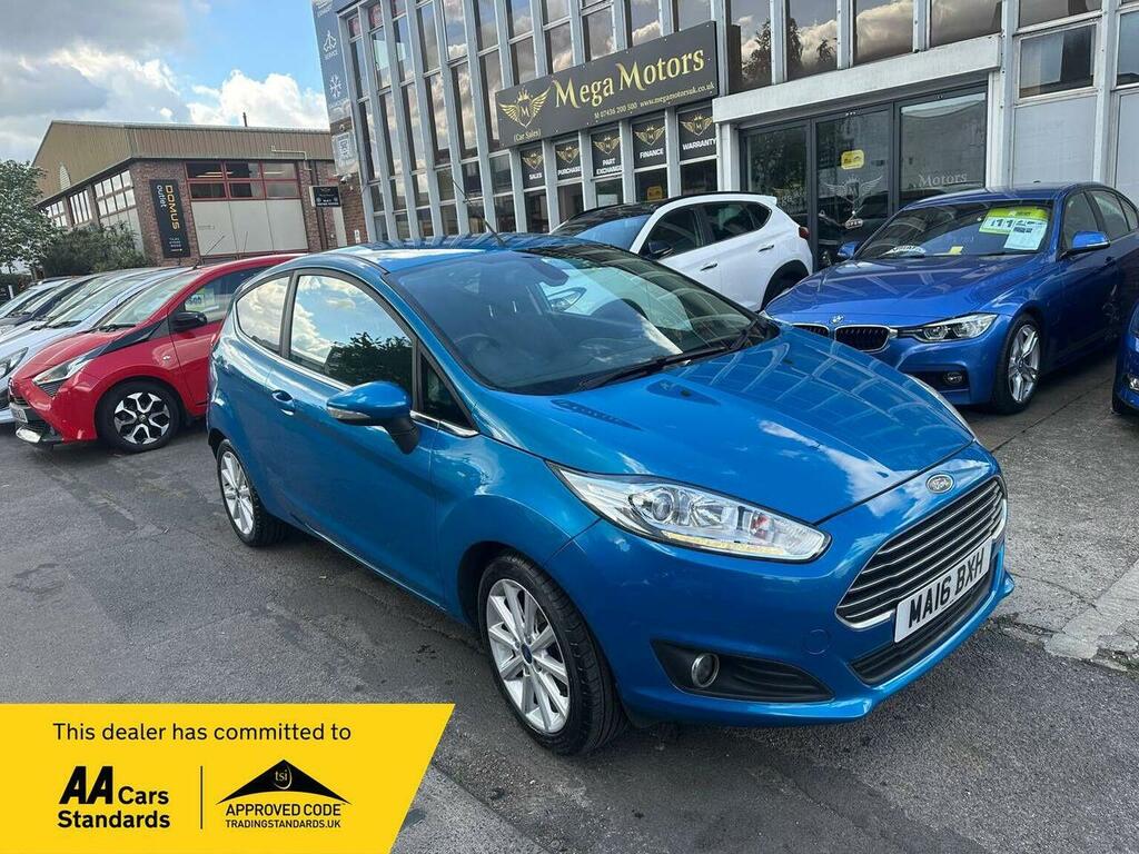 Ford Fiesta Hatchback 1.0T Ecoboost Titanium Euro 6 Ss Blue