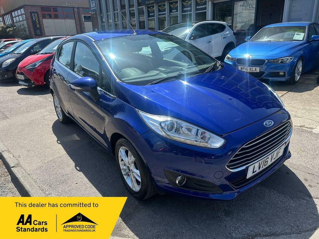 Ford Fiesta Hatchback 1.0T Ecoboost Zetec Euro 6 Ss 20 Blue