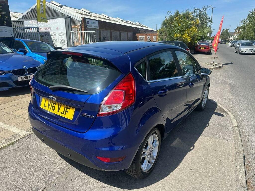 Ford Fiesta Hatchback 1.0T Ecoboost Zetec Euro 6 Ss 20 LV16VJF Blue #4
