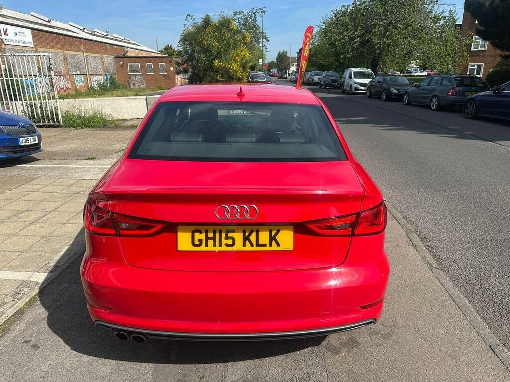 Audi A3 Saloon 1.4 Tfsi Cod S Line Euro 6 Ss 2015 GH15KLK Red #5
