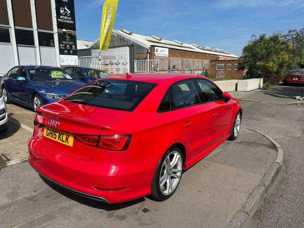 Audi A3 Saloon 1.4 Tfsi Cod S Line Euro 6 Ss 2015 GH15KLK Red #4