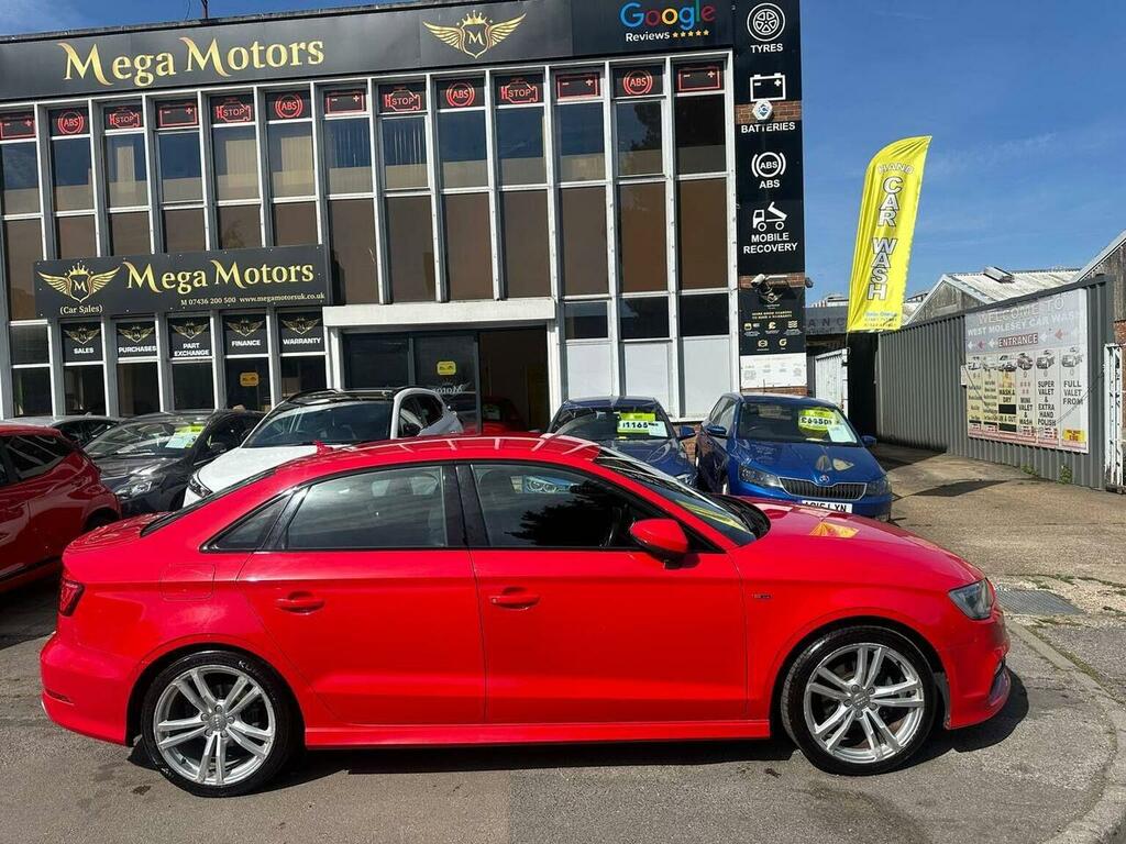 Audi A3 Saloon 1.4 Tfsi Cod S Line Euro 6 Ss 2015 GH15KLK Red #3