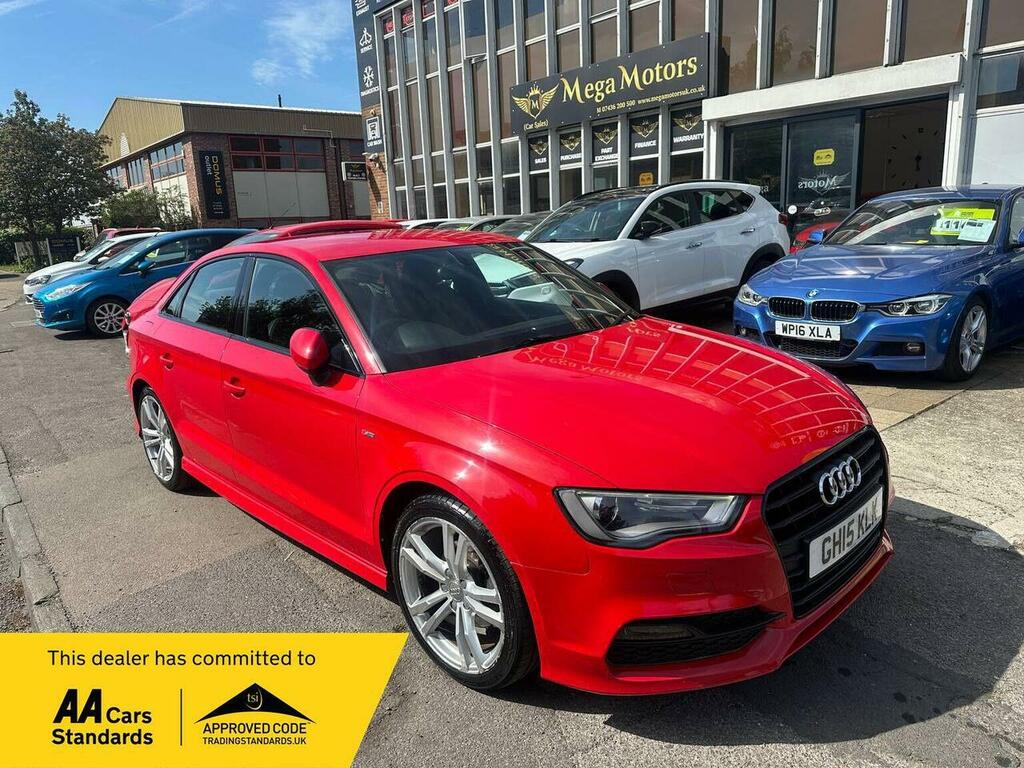 Audi A3 Saloon 1.4 Tfsi Cod S Line Euro 6 Ss 2015 Red