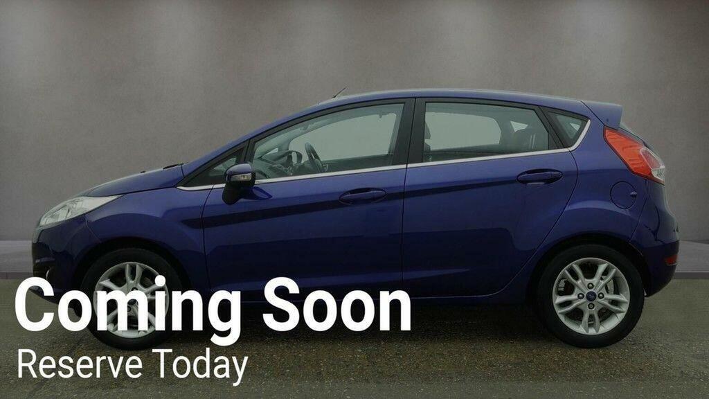 Ford Fiesta Hatchback 1.25 Zetec Euro 5 201414 GM14FZR Blue #5