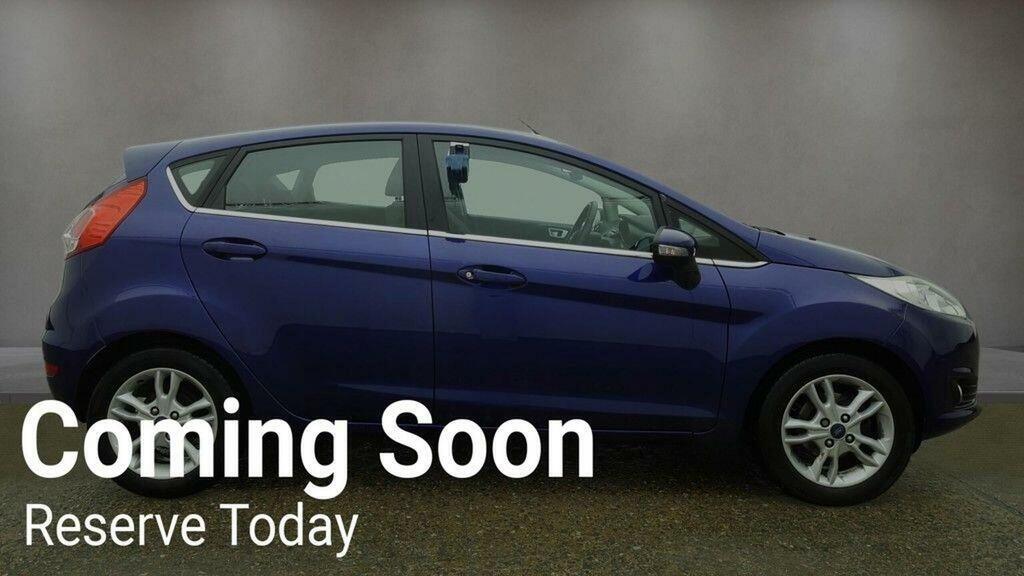 Ford Fiesta Hatchback 1.25 Zetec Euro 5 201414 GM14FZR Blue #4