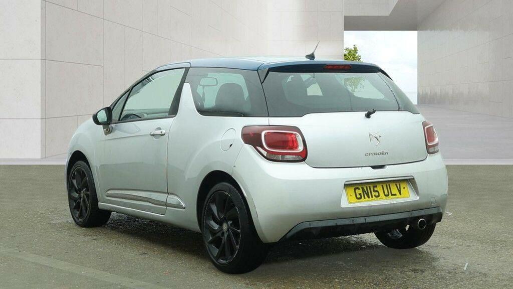 Citroen DS3 Hatchback 1.2 Puretech Dstyle Plus Euro 6 Ss GN15ULV Silver #3
