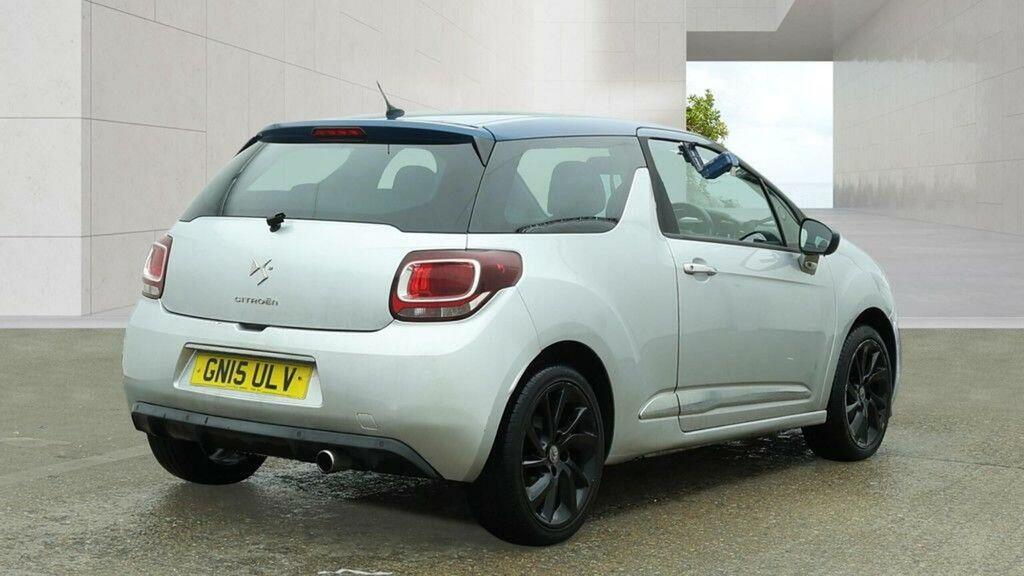 Citroen DS3 Hatchback 1.2 Puretech Dstyle Plus Euro 6 Ss GN15ULV Silver #4