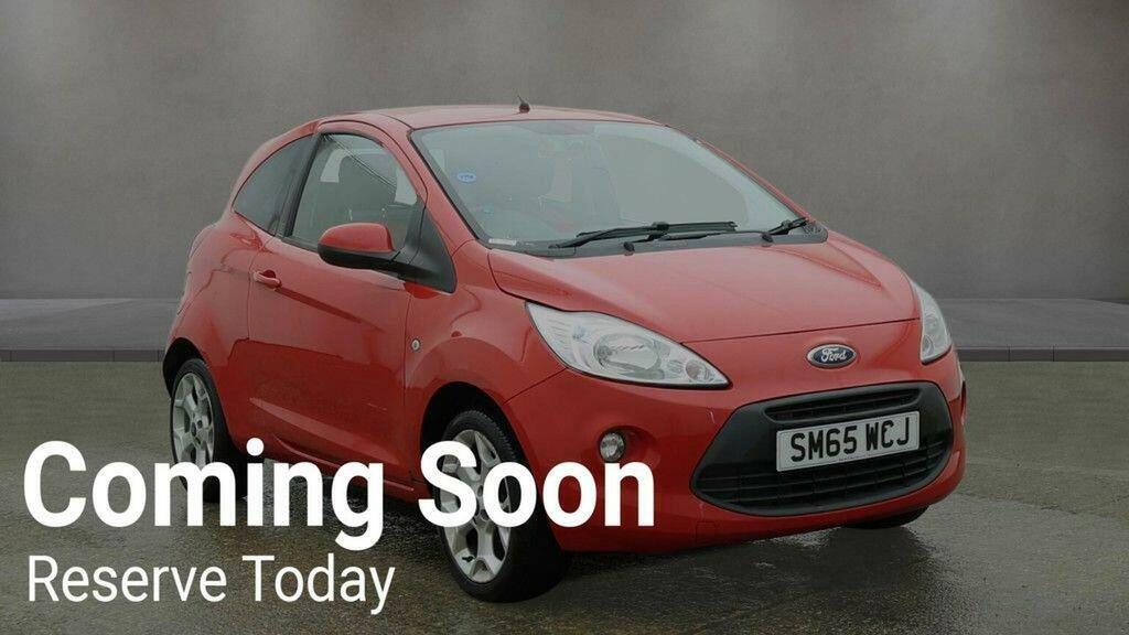 Ford KA Hatchback 1.2 Zetec Euro 5 Ss 201665 Red