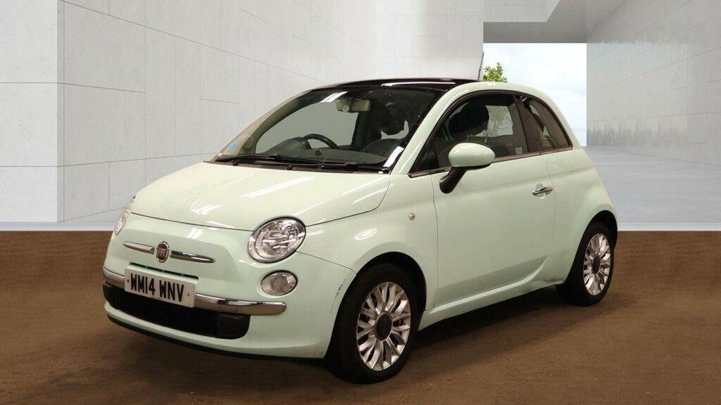 Fiat 500 Hatchback 1.2 Lounge Euro 6 Ss 201414 WM14WNV Green #2