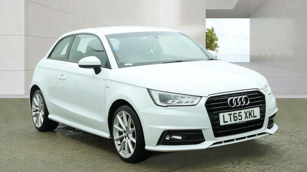 Audi A1 Hatchback 1.4 Tfsi S Line S Tronic Euro 6 Ss LT65XKL White #2