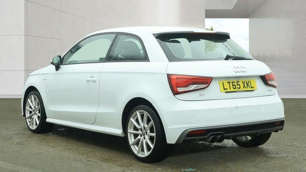 Audi A1 Hatchback 1.4 Tfsi S Line S Tronic Euro 6 Ss LT65XKL White #4