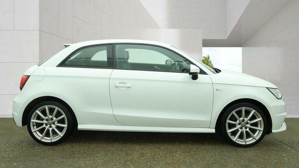 Audi A1 Hatchback 1.4 Tfsi S Line S Tronic Euro 6 Ss LT65XKL White #6