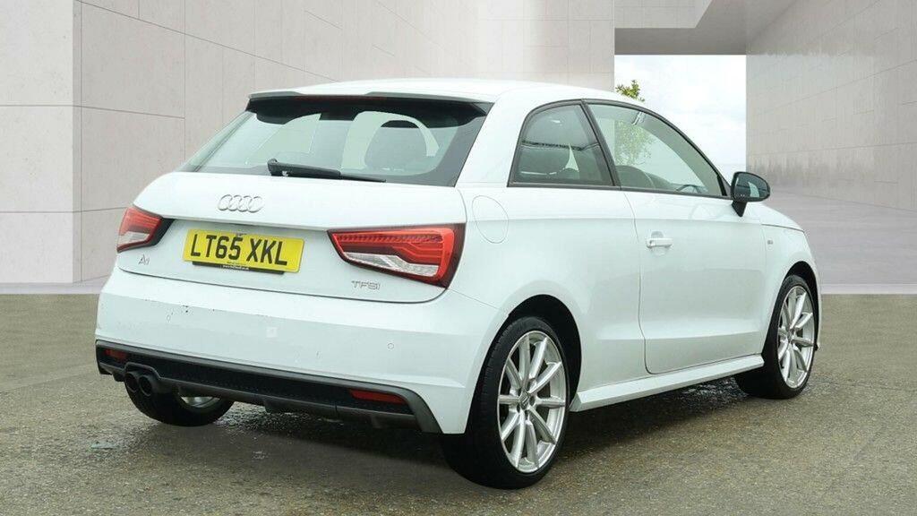Audi A1 Hatchback 1.4 Tfsi S Line S Tronic Euro 6 Ss LT65XKL White #5