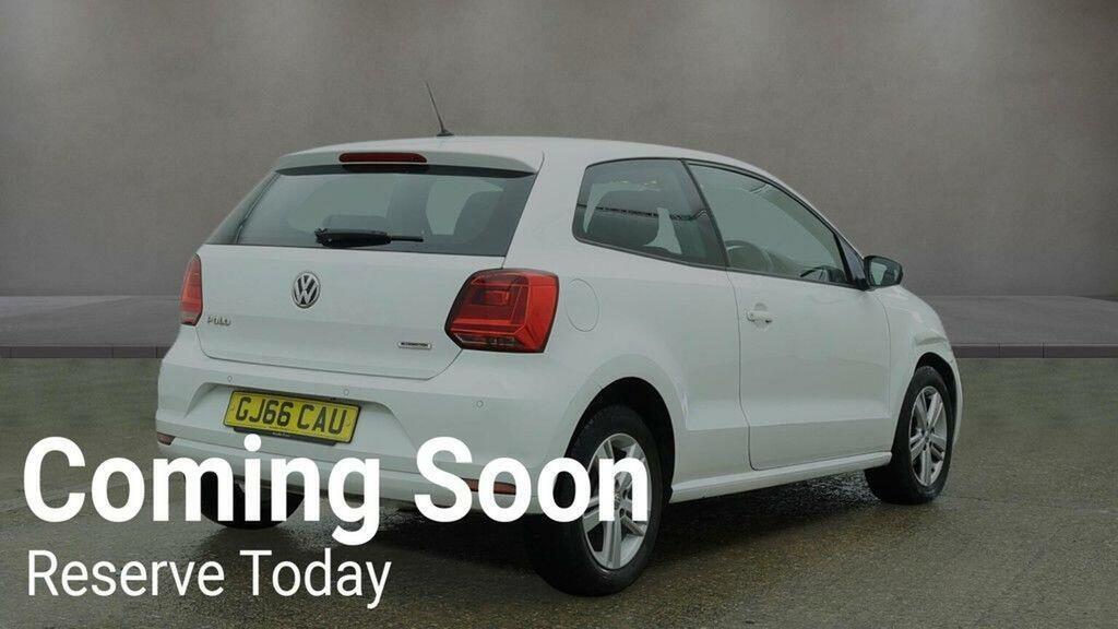 Volkswagen Polo Hatchback 1.0 Bluemotion Tech Match Euro 6 Ss 3 White