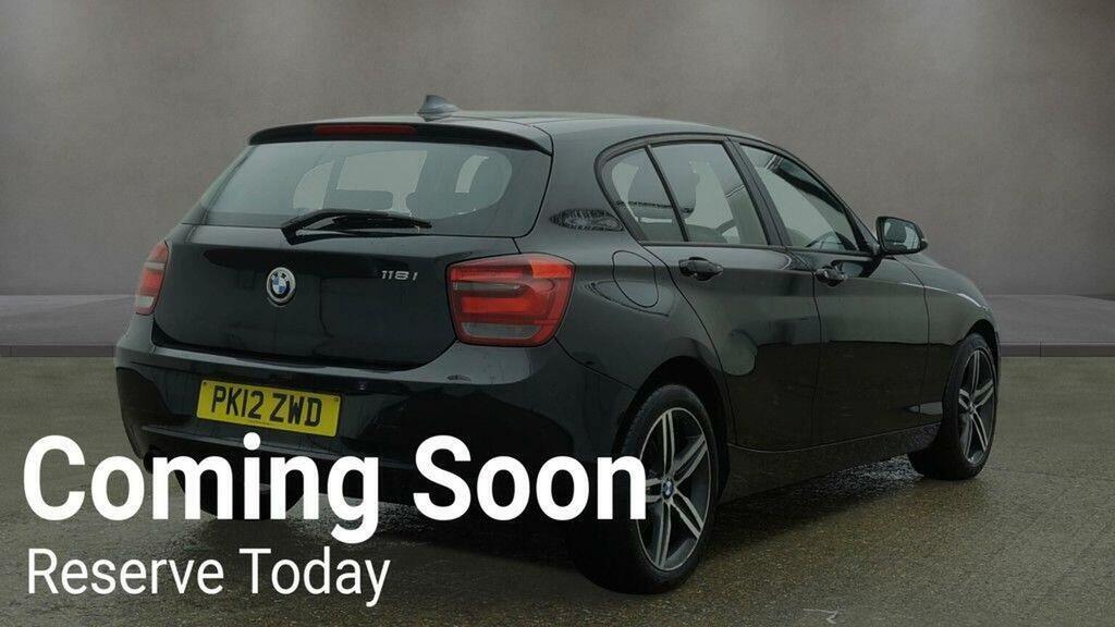BMW 1 Series Hatchback 1.6 118I Sport Euro 5 Ss 201212 Black