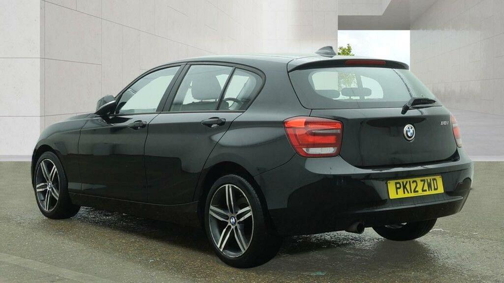 BMW 1 Series Hatchback 1.6 118I Sport Euro 5 Ss 201212 PK12ZWD Black #5